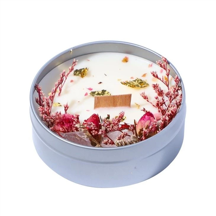 Luxury Dried Flower Scented Candles